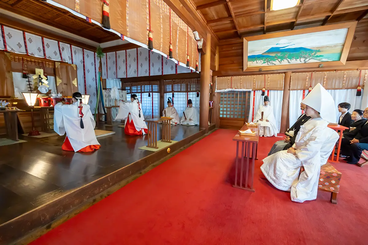 近江神宮神座挙式